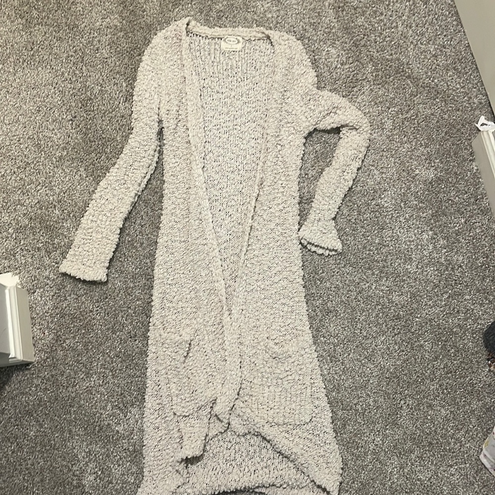 Joyfolie long cream cardigan